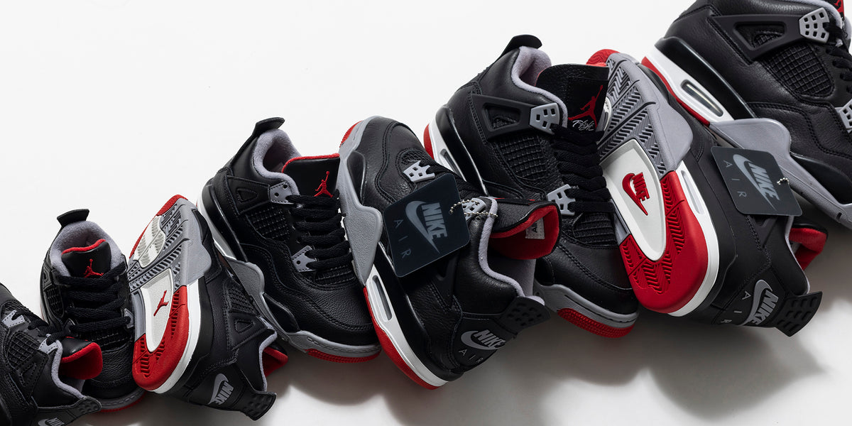 【中古】NIKE AJF 4 BRED 30.0cm AIR JORDAN FUSION 4 エア ジョーダン 4 フュージョン ブレッド 364342-061 Air Jordan 4 Retro \u0027Bred Reimagined\u0027 - Rainy Clouds OG