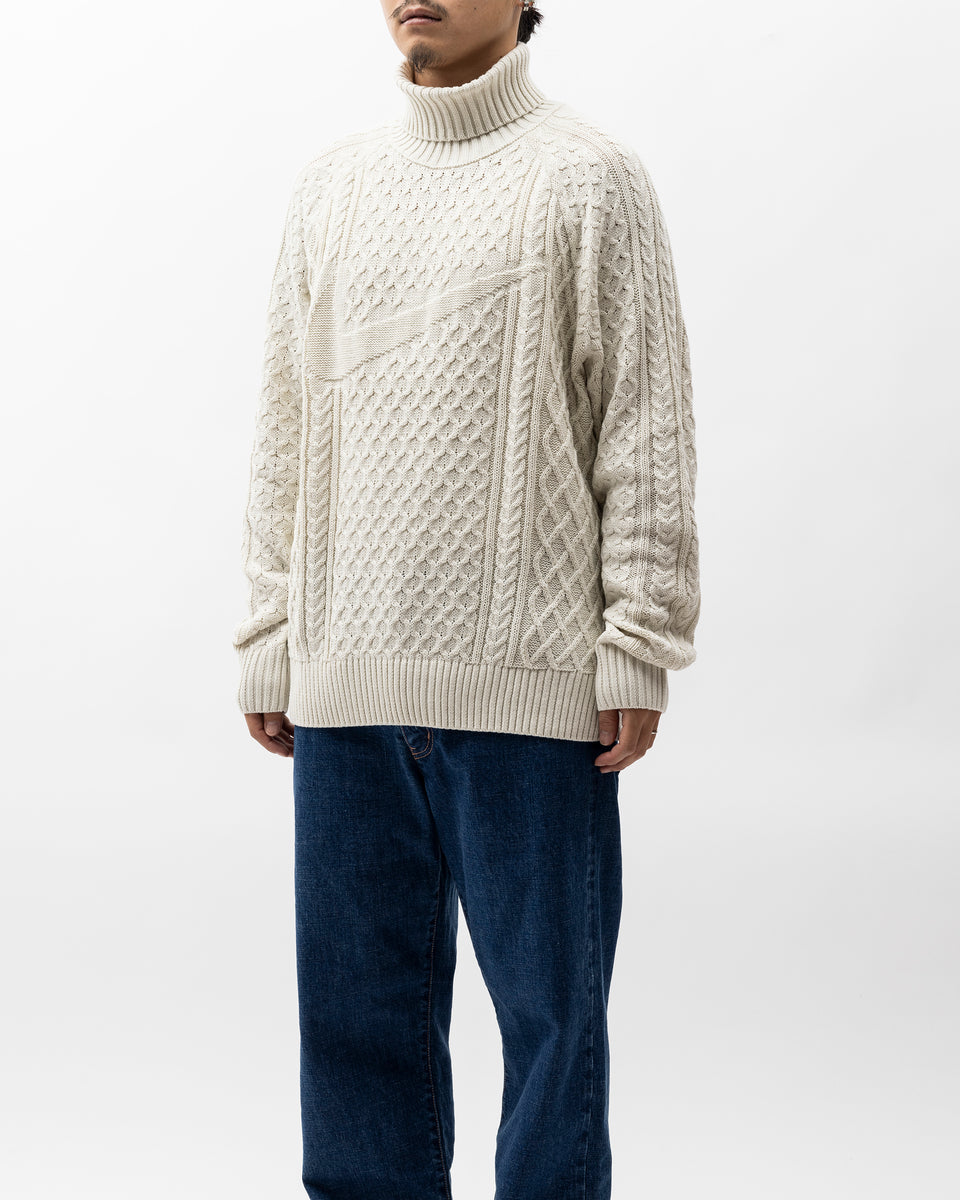 NIKE NL L/S CABLE KNIT TARTLE NECK – A+S