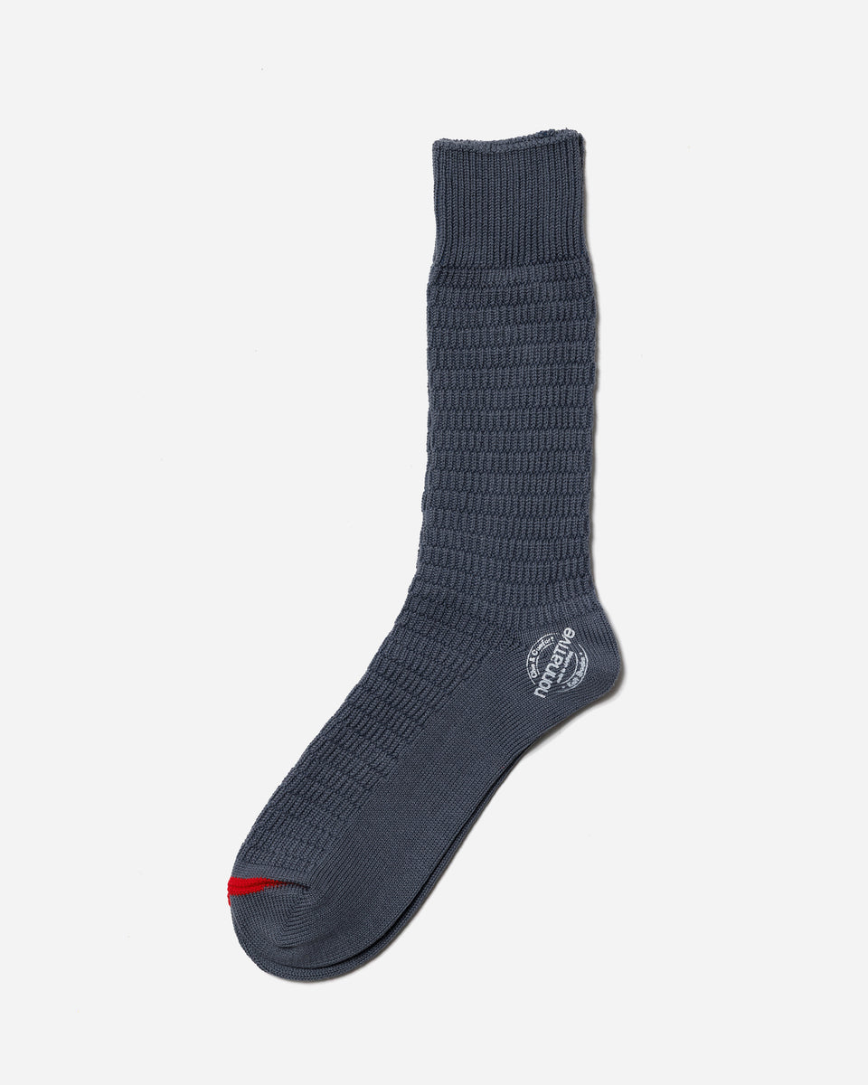 nonnative DWELLER SOCKS HI C/N/P WOVEN – A+S