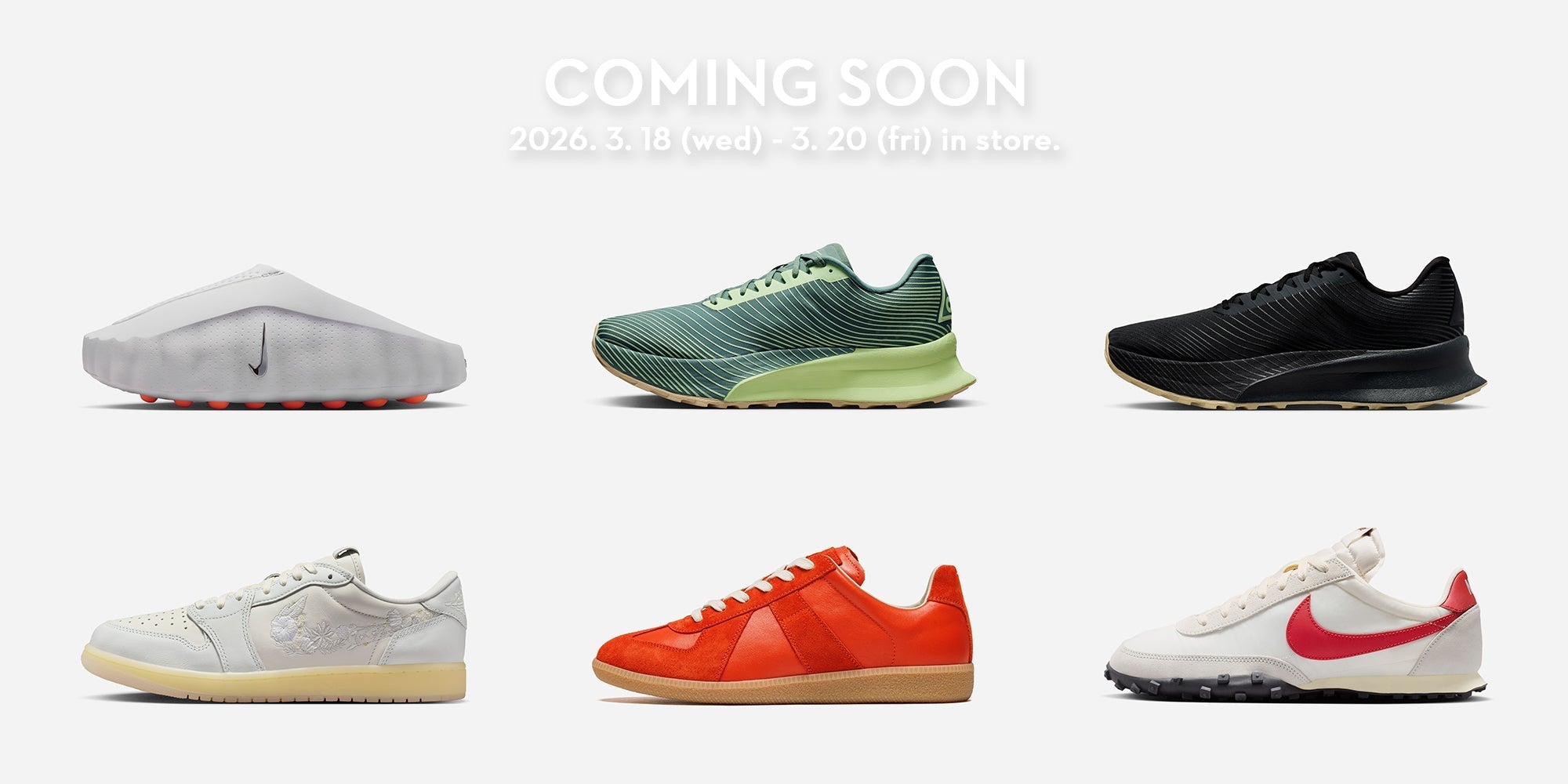 2026. 3. 18 (wed) - 3. 20 (fri) in store – A+S