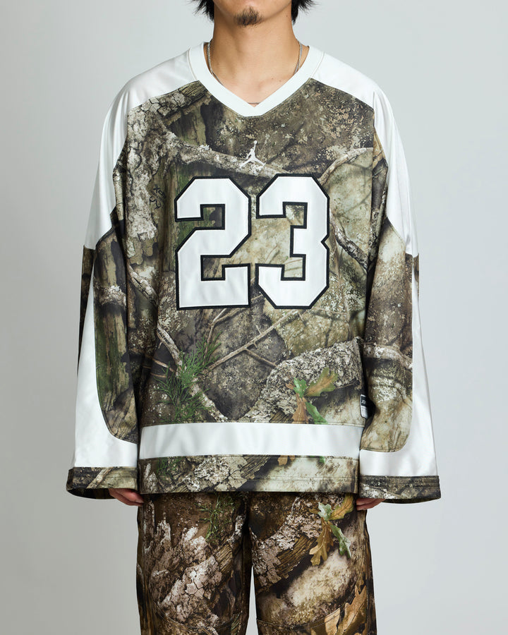 Jordan Tシャツ リアルツリー柄　アイスホッケーシャツ Jordan ブルックリンリアルツリーホッケージャージー ジョーダン
