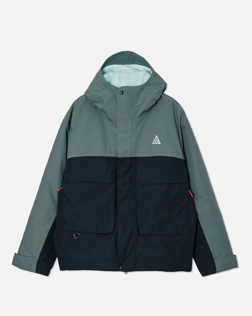 NIKE ACG フード付きジャケット ナイロンジャケット 96年製 NIKE ACG Fleece Lined Mountain Parka 灰黒 L 90s