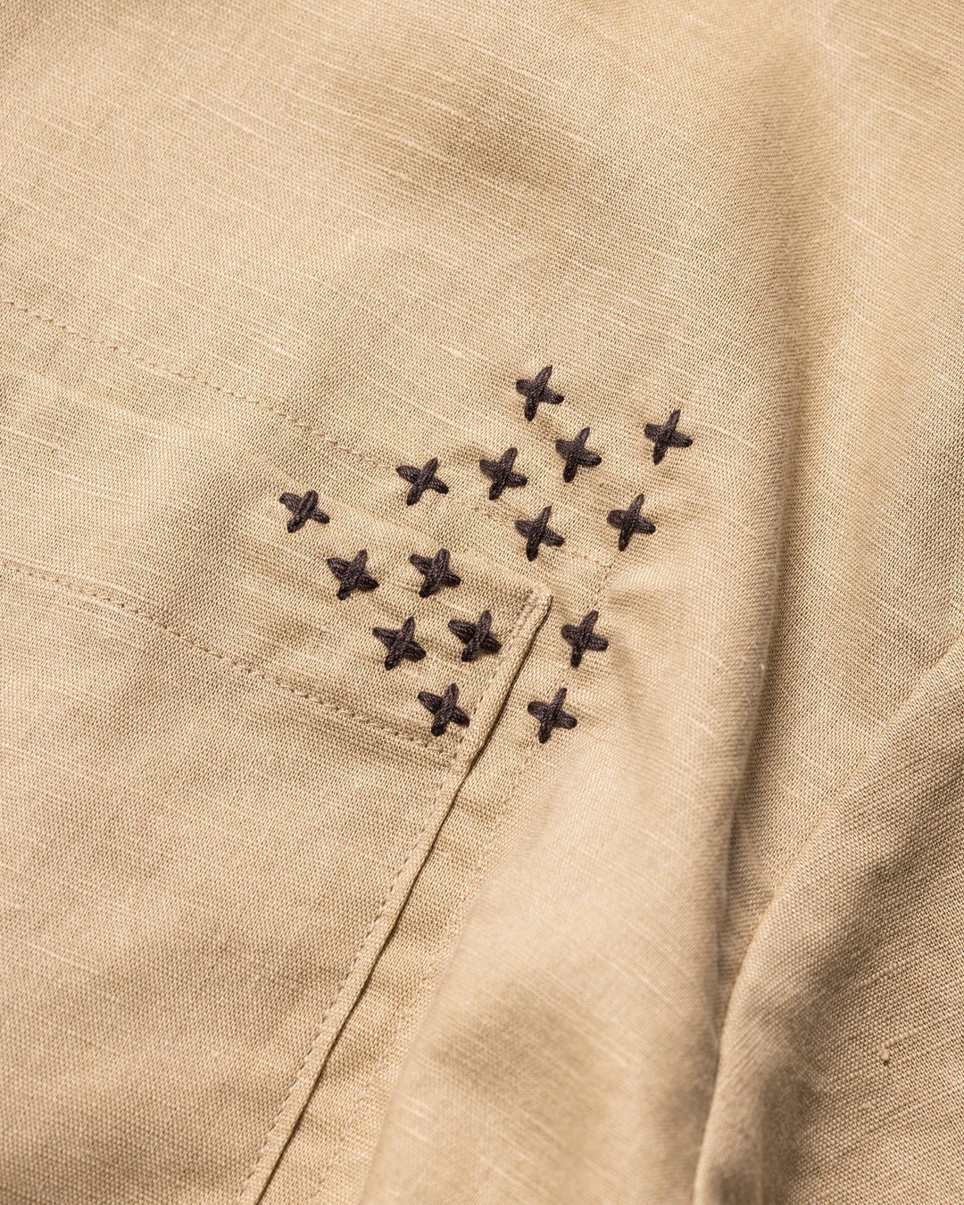 NIKE LINEN BTTNDWN SASH S/S TOP – A+S