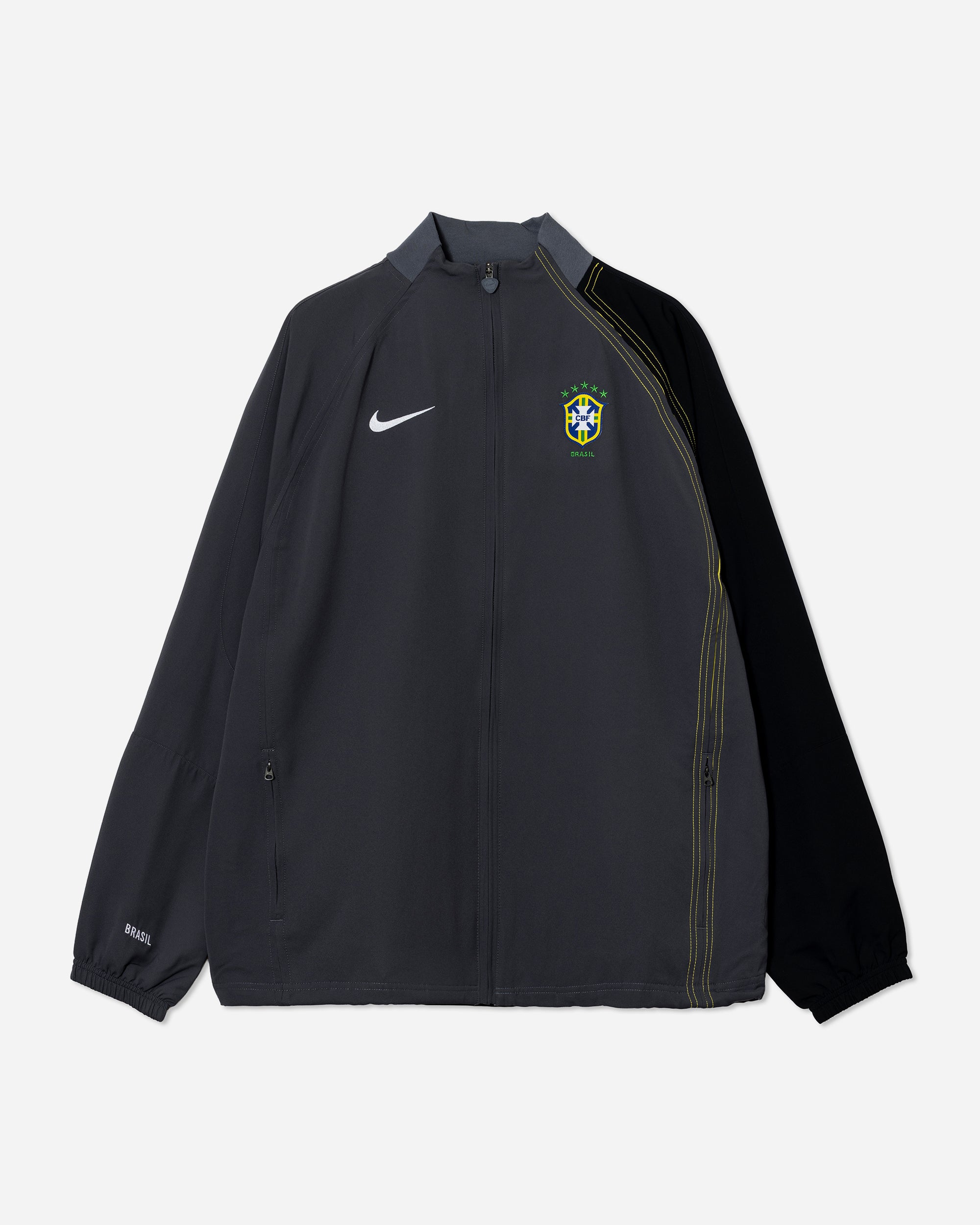 archive NIKE サイクリングジャケット USED】90'S NIKE HALF ZIP NYLON JACKET BLUE × YE