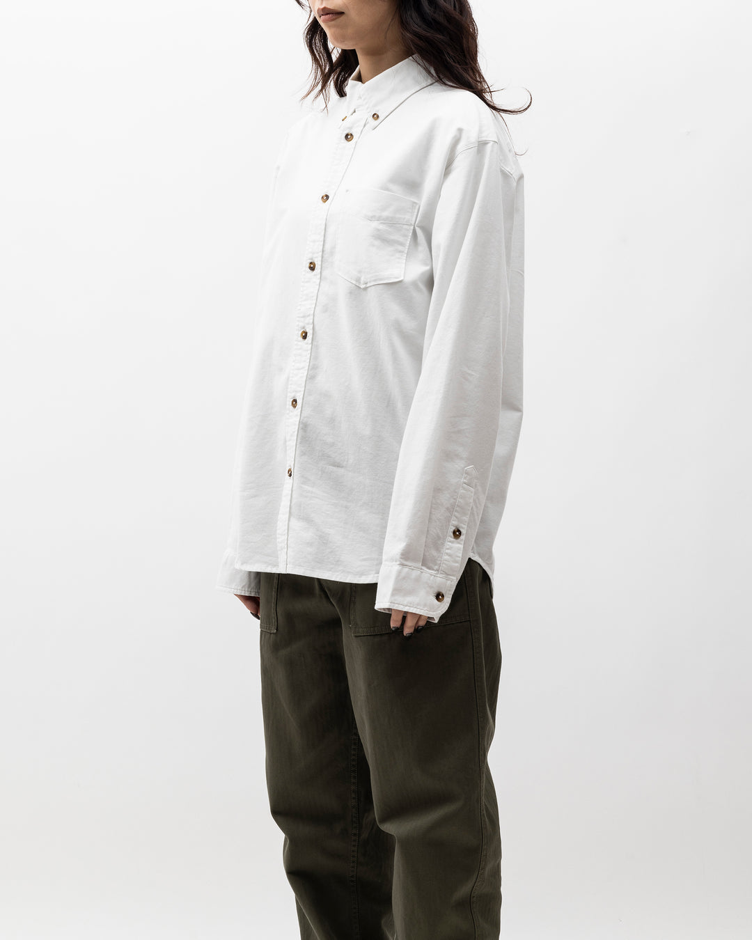 NIKE NL OXFORD BUTTON DOWN L/S TOP – A+S