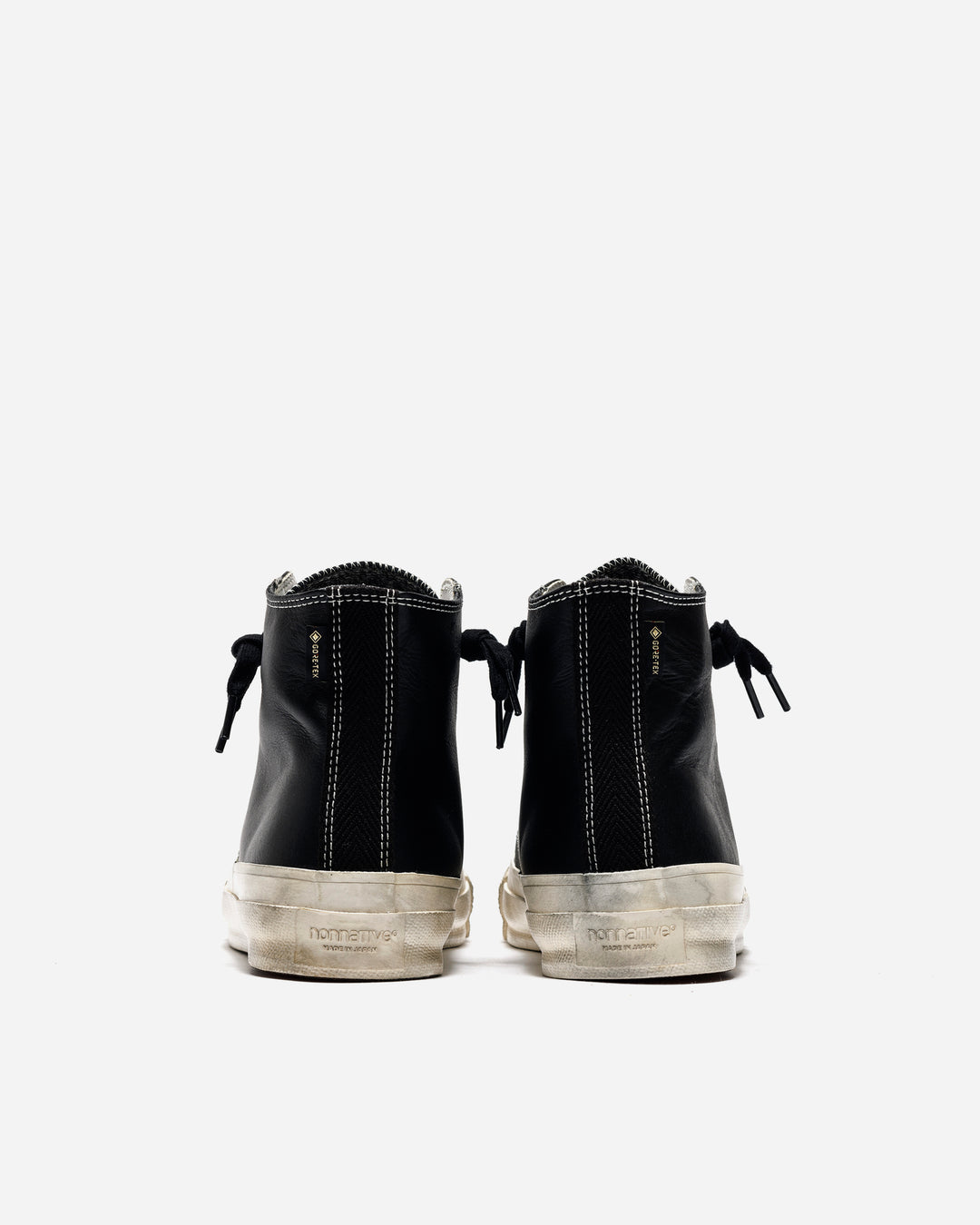 nonnative DWELLER TRAINER HI COW LEATHER WITH GORE-TEX BY SPINGLE