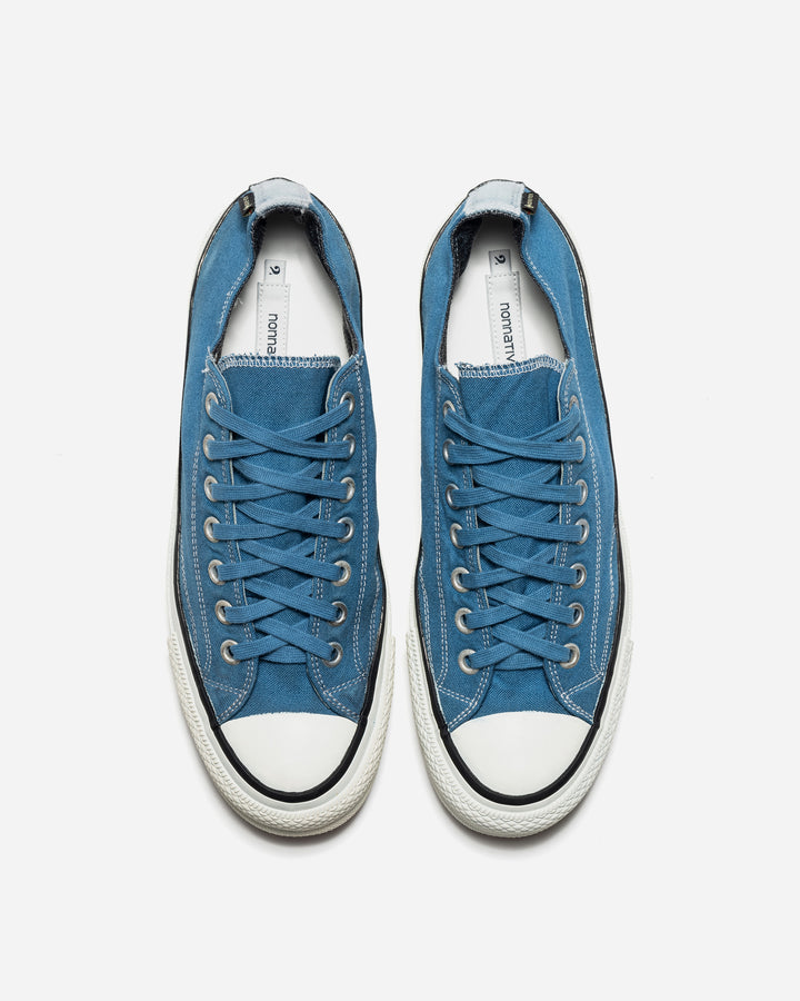 nonnative DWELLER TRAINER LOW COTTON CANVAS OVER DYE WITH GORE-TEX