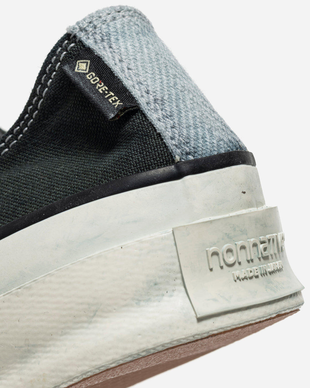 nonnative DWELLER TRAINER LOW COTTON CANVAS OVER DYE WITH GORE-TEX