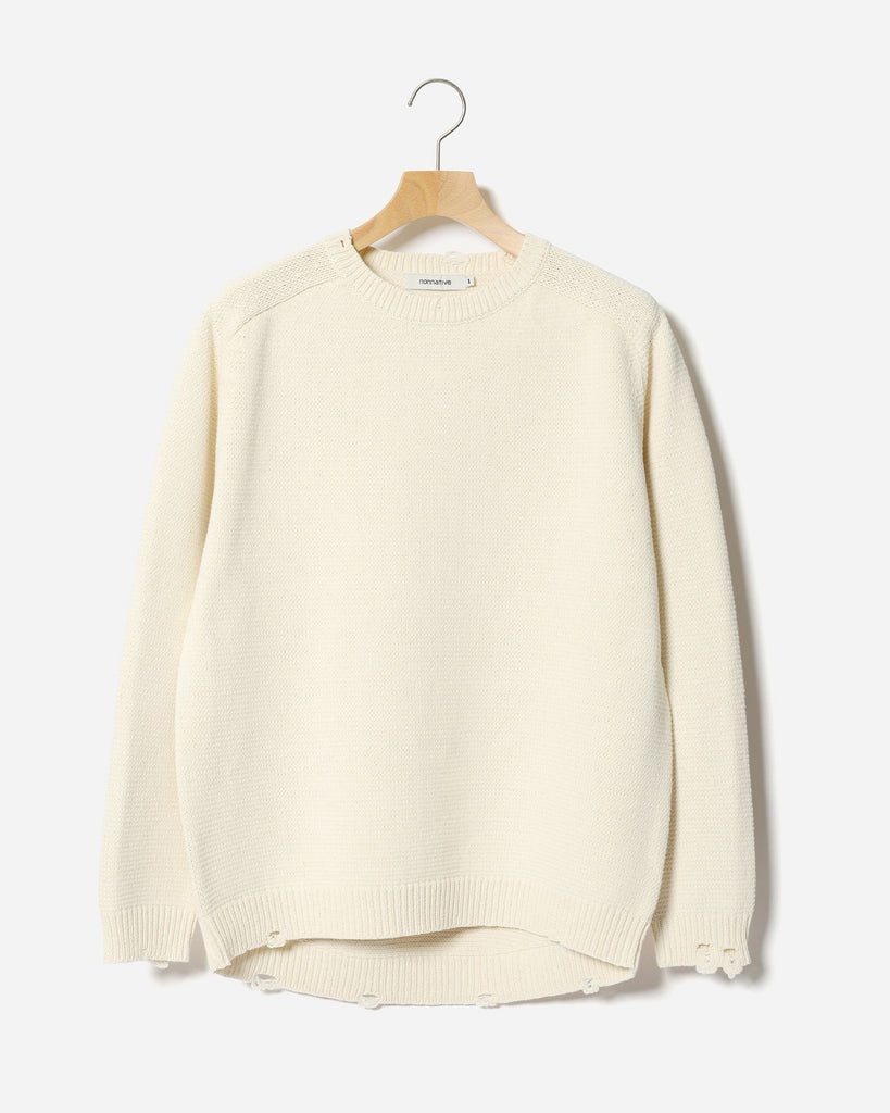 nonnative TROOPER SWEATER COTTON YARN OVERDYED VW – A+S