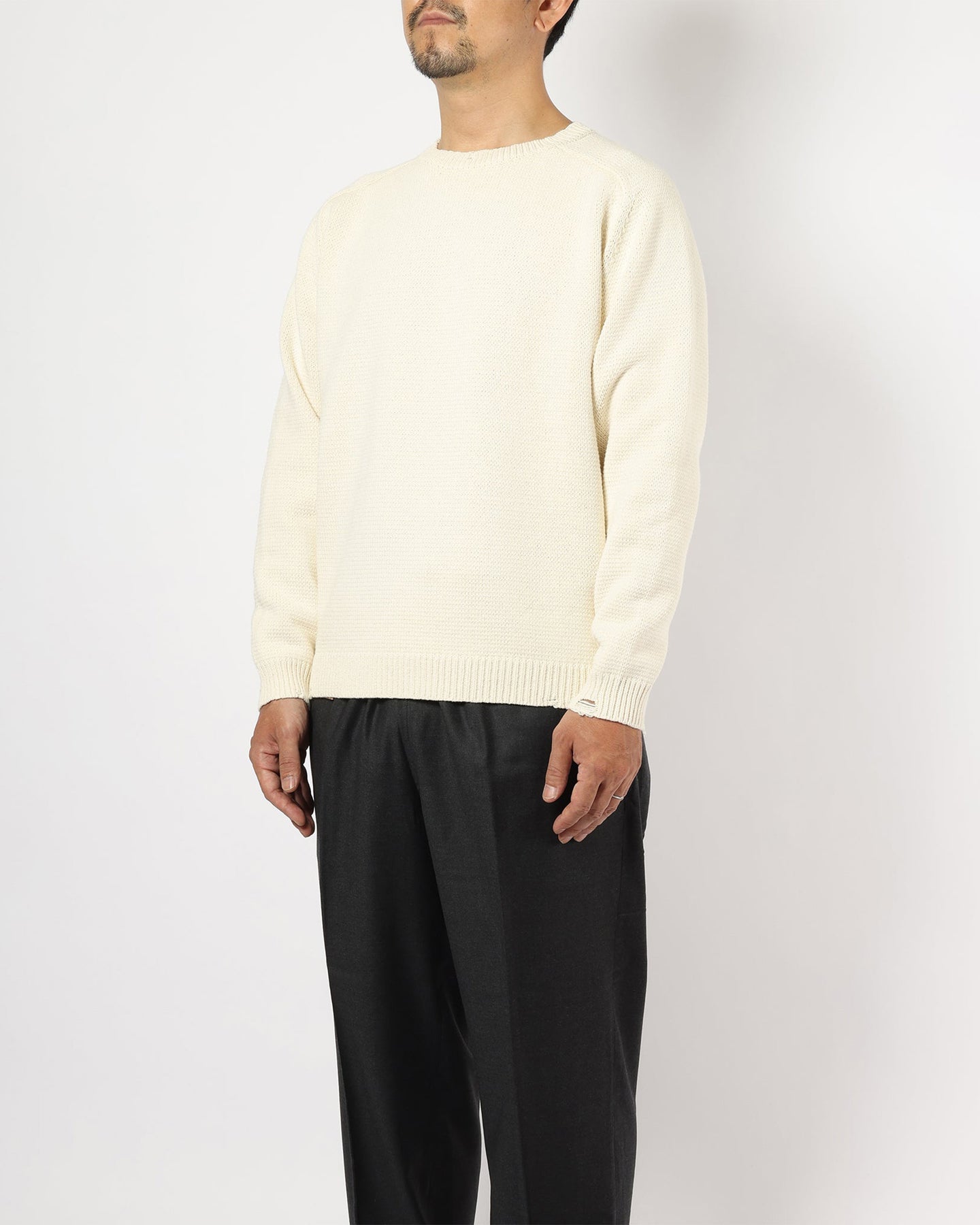 nonnative TROOPER SWEATER COTTON YARN OVERDYED VW – A+S